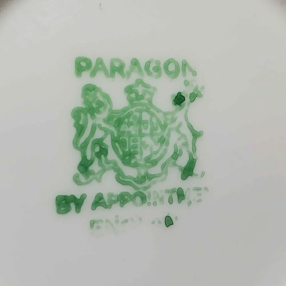 Paragon Tea Bag Holder Pink Rose Vintage